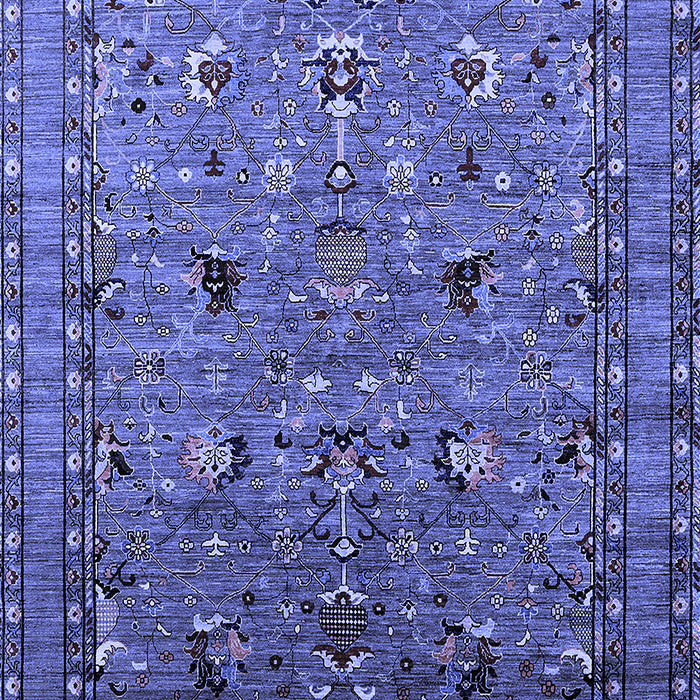 Oriental Blue Industrial Rug, urb2301blu