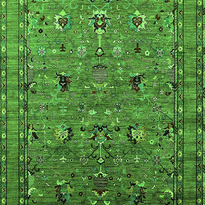 Oriental Green Industrial Rug, urb2301grn