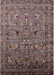 Mid-Century Modern Bakers Brown Oriental Rug, urb2301