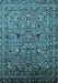 Oriental Light Blue Industrial Rug, urb2301lblu