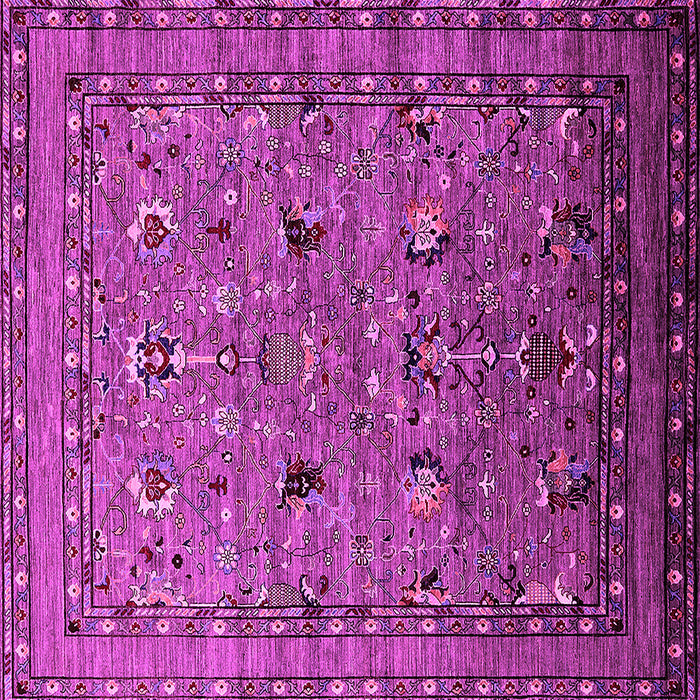 Square Oriental Pink Industrial Rug, urb2301pnk