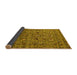 Sideview of Oriental Yellow Industrial Rug, urb2301yw