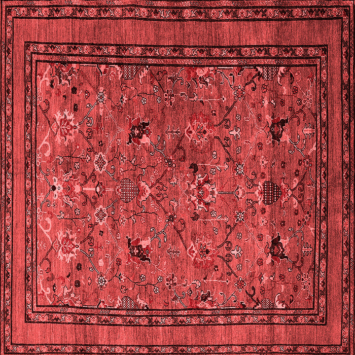 Oriental Red Traditional Rug, urb2302red