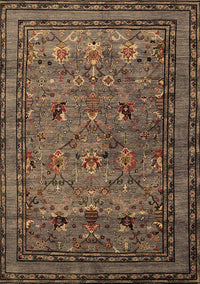 Oriental Brown Traditional Rug, urb2302brn