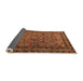 Sideview of Oriental Orange Traditional Rug, urb2302org