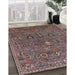 Machine Washable Industrial Modern Red Brown Rug in a Family Room, wshurb2303