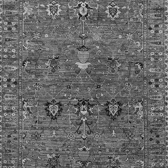 Machine Washable Oriental Gray Industrial Rug, wshurb2303gry
