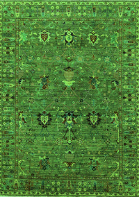 Oriental Green Industrial Rug, urb2303grn