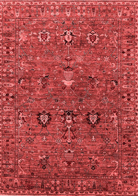 Oriental Red Industrial Rug, urb2303red