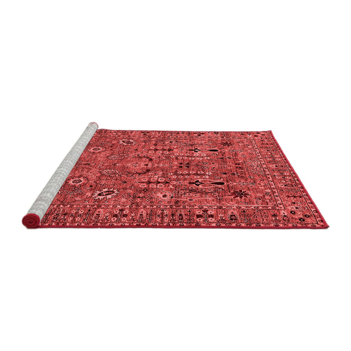 Industrial Red Washable Rugs