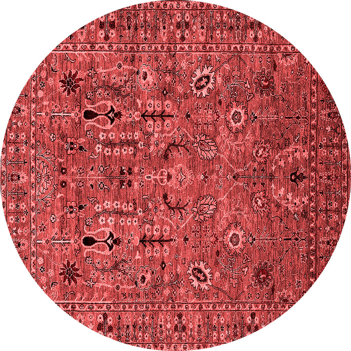 Machine Washable Oriental Red Industrial Rug, wshurb2304red