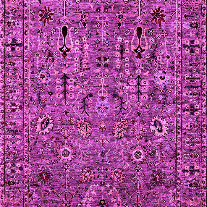 Machine Washable Oriental Pink Industrial Rug, wshurb2304pnk