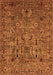 Machine Washable Oriental Orange Industrial Area Rugs, wshurb2304org