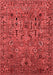 Oriental Red Industrial Area Rugs