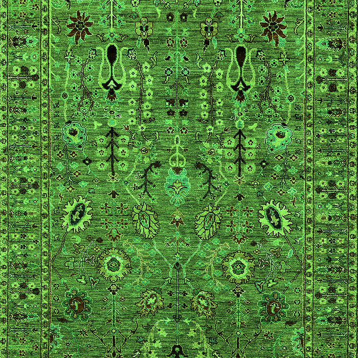 Oriental Green Industrial Rug, urb2304grn