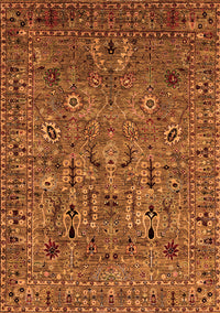 Oriental Orange Industrial Rug, urb2304org