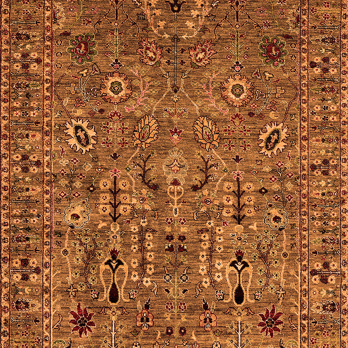 Oriental Orange Industrial Rug, urb2304org
