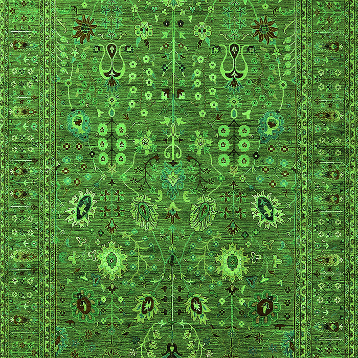 Oriental Green Industrial Rug, urb2305grn