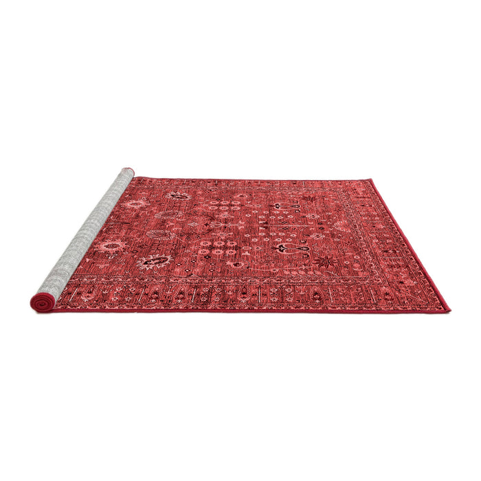 Industrial Red Washable Rugs