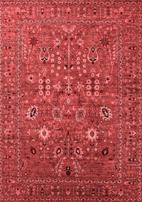 Oriental Red Industrial Rug, urb2305red