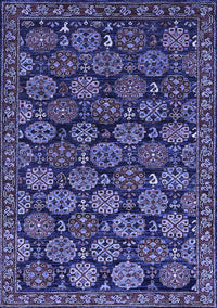 Oriental Blue Industrial Rug, urb2306blu