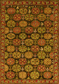 Oriental Yellow Industrial Rug, urb2306yw