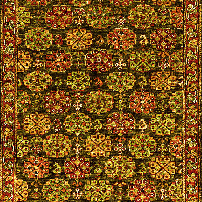 Oriental Yellow Industrial Rug, urb2306yw