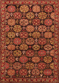 Oriental Orange Industrial Rug, urb2306org