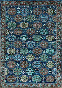 Oriental Light Blue Industrial Rug, urb2306lblu