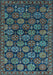 Oriental Light Blue Industrial Rug, urb2306lblu