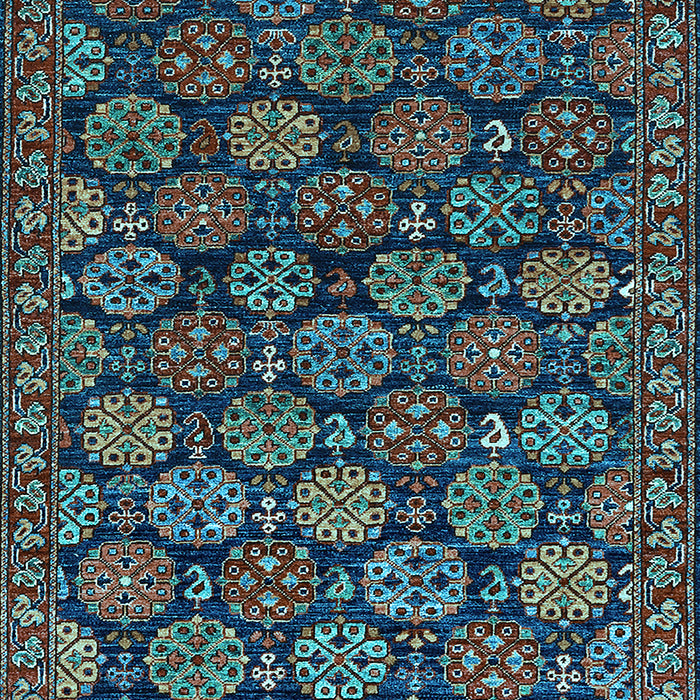 Oriental Light Blue Industrial Rug, urb2306lblu