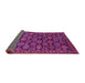 Sideview of Oriental Pink Industrial Rug, urb2306pnk