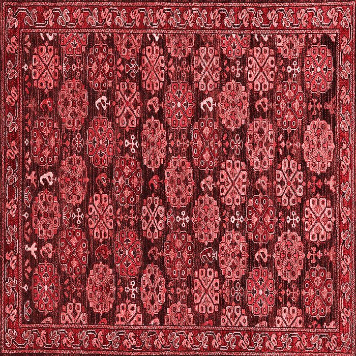 Machine Washable Oriental Red Industrial Rug, wshurb2306red