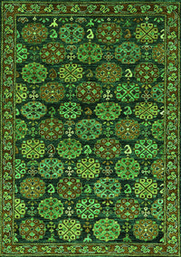 Oriental Green Industrial Rug, urb2306grn