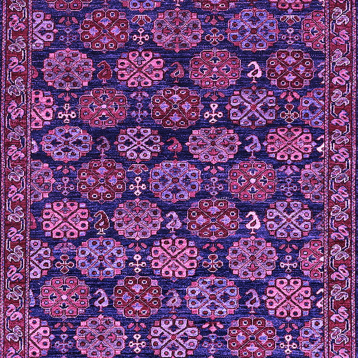 Machine Washable Oriental Purple Industrial Area Rugs, wshurb2306pur