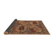 Sideview of Oriental Brown Industrial Rug, urb2307brn