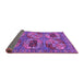 Sideview of Oriental Purple Industrial Rug, urb2307pur