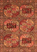 Oriental Orange Industrial Rug, urb2307org