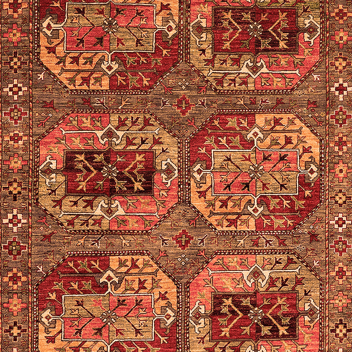 Oriental Orange Industrial Rug, urb2307org