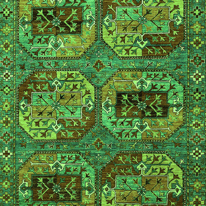 Oriental Green Industrial Rug, urb2307grn