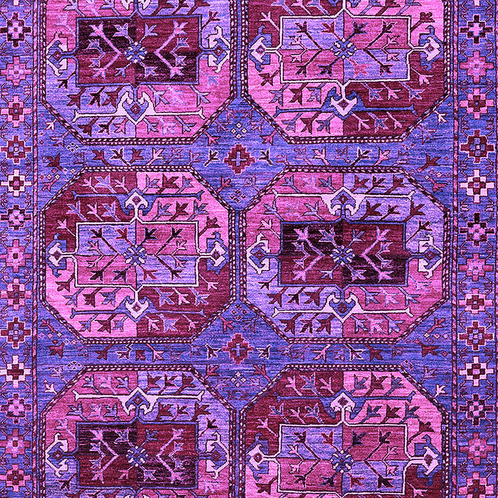 Machine Washable Oriental Purple Industrial Area Rugs, wshurb2307pur