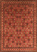 Oriental Orange Industrial Rug, urb2308org