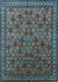 Oriental Light Blue Industrial Rug, urb2308lblu