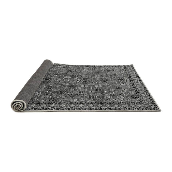 Sideview of Oriental Gray Industrial Rug, urb2308gry