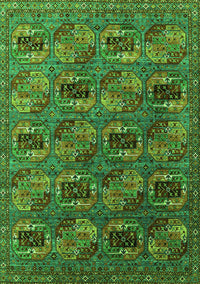 Oriental Green Industrial Rug, urb2309grn