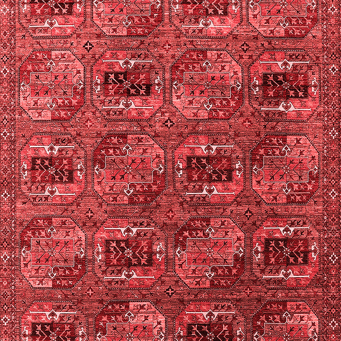 Machine Washable Oriental Red Industrial Rug, wshurb2309red