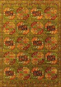 Oriental Yellow Industrial Rug, urb2309yw