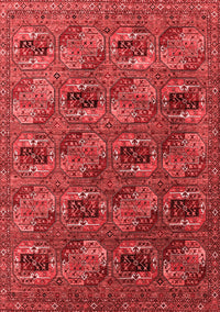 Oriental Red Industrial Rug, urb2309red