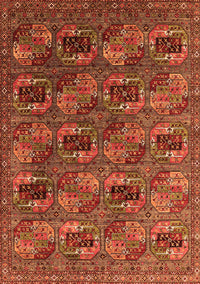 Oriental Orange Industrial Rug, urb2309org