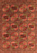 Oriental Orange Industrial Rug, urb2309org